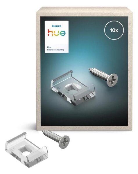 Philips - Монтажен държач за LED лента FLUX 10 бр