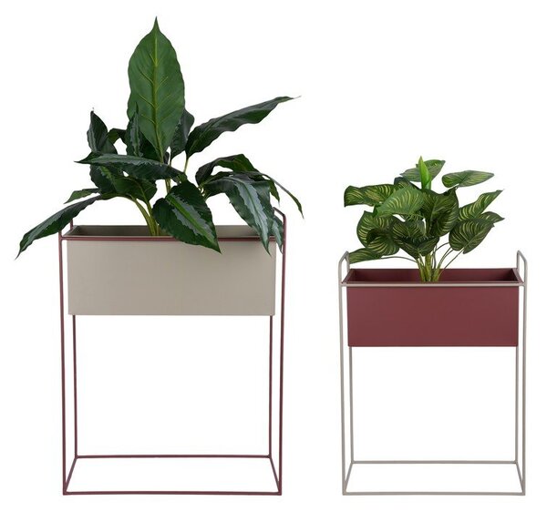 Метални стойки за цветя 2 бр. (височина 65 cm) Reina – PT LIVING