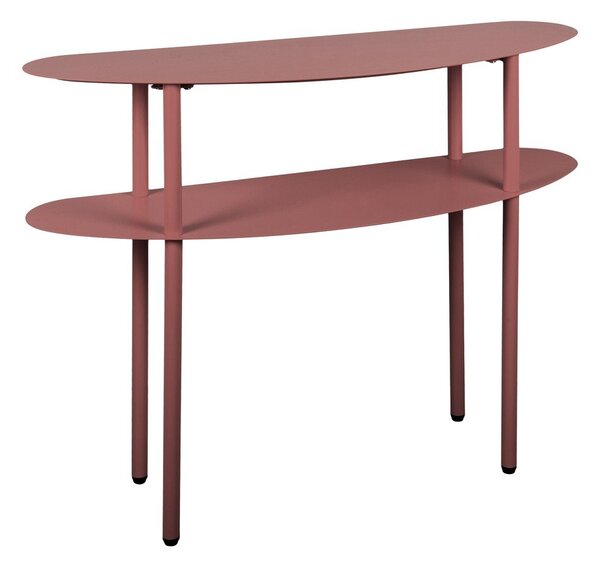 Бордо метална конзолна маса 28x90 cm Riqueza – Leitmotiv