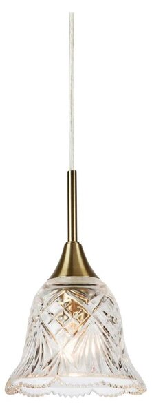 Markslöjd 109011 - Висяща лампа LUNA на кабел 1xE14/40W/230V месинг