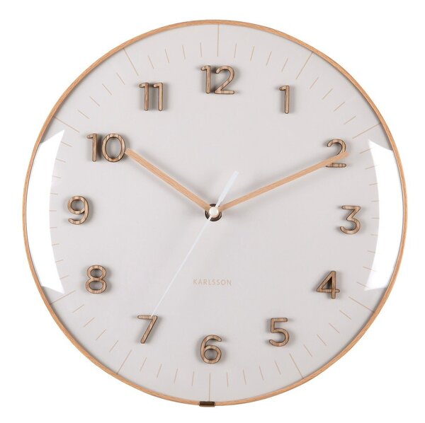 Стенен часовник ø 30 cm Esencia Dome – Karlsson