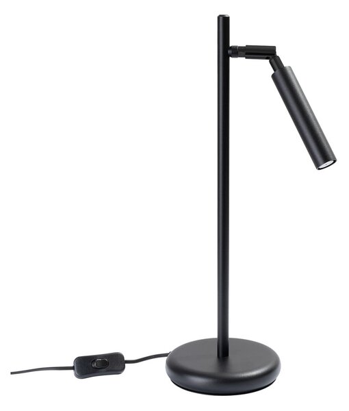 Черна настолна лампа (височина 43 cm) Fideus – Nice Lamps