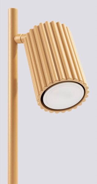 Настолна лампа в златист цвят (височина 43 cm) Gleam – Sollux