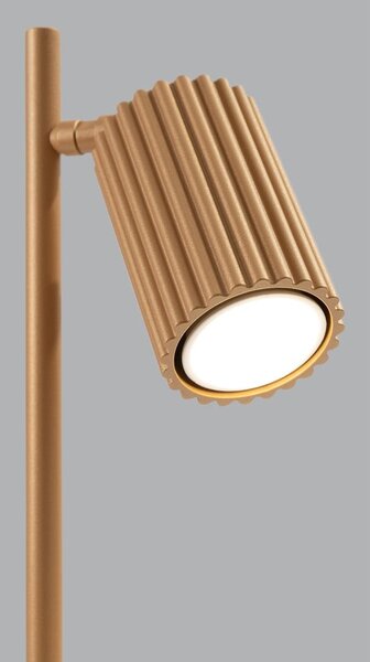 Настолна лампа в златист цвят (височина 43 cm) Gleam – Sollux