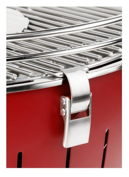 Червена бездимна скара XL - LotusGrill