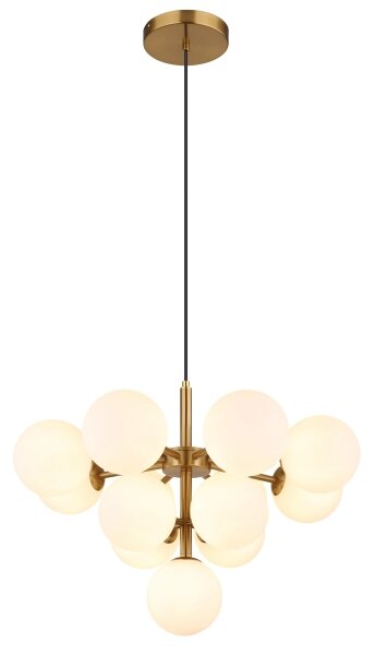 Globo 56143-13G - Пендел GRAPPY 13xG9/5W/230V Ø 56 см златист