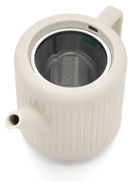 Бял порцеланов чайник с цедка 1,2 l Skagen – Bredemeijer