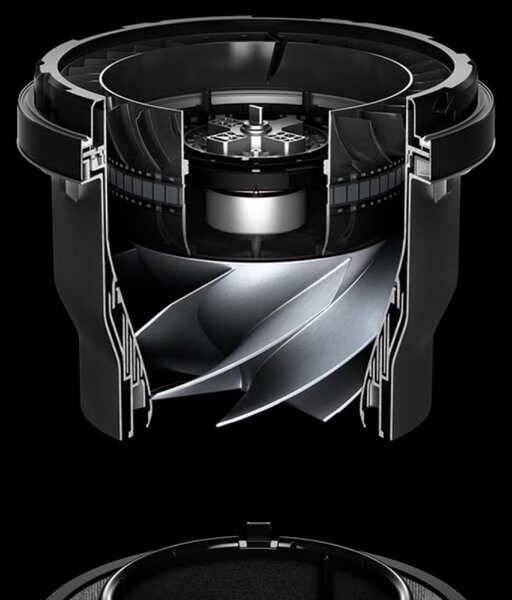 Пречиствател за въздух Dyson Purifier Big+Quiet Formaldehyde BP02 304511-01, 50W, 100 м2, 90 l/s, 10 скорости, 2 въздушни потока, LCD дисплей, Тиха работа, Бял/сребрист