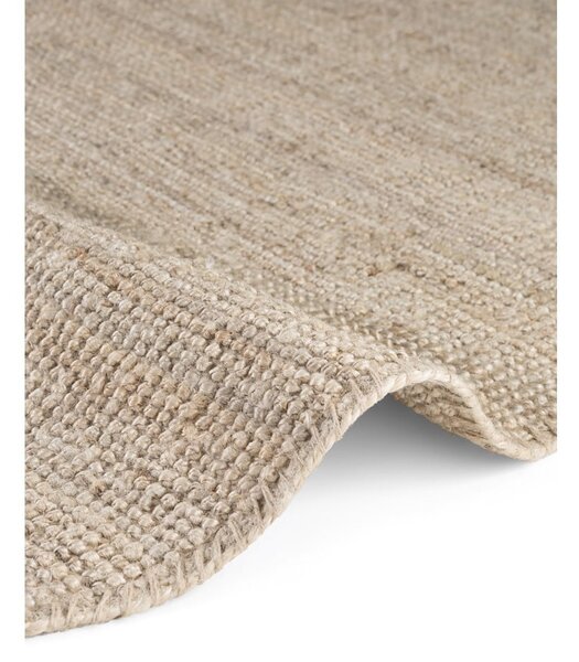 Кремав кръгъл килим от юта ø 160 cm Bouclé Jaipur – Hanse Home