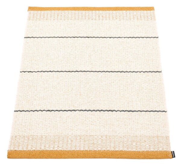 Килим за открито и закрито в цвят жълта охра и крем 60x85 cm Belle Ochre – Pappelina