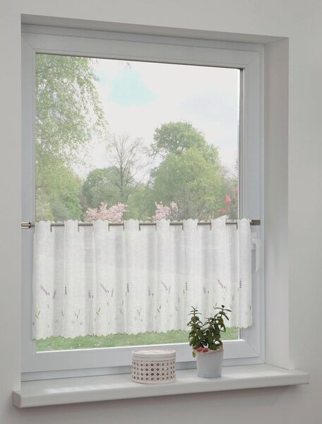 Бяла завеса 135x45 cm Lavender – Sehlbach