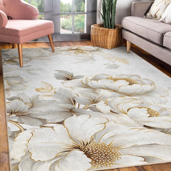 Кремав килим подходящ за пране 120x180 cm Soft and Gentle – Mila Home