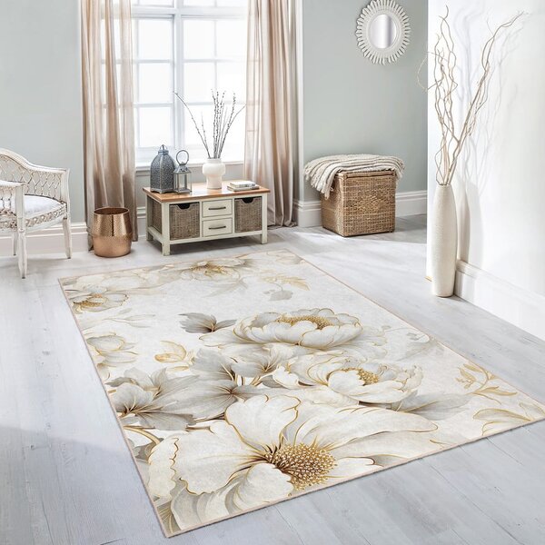 Кремав килим подходящ за пране 120x180 cm Soft and Gentle – Mila Home