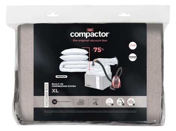 Сива компресионна кутия за съхранение , 210 л Oxford - Compactor