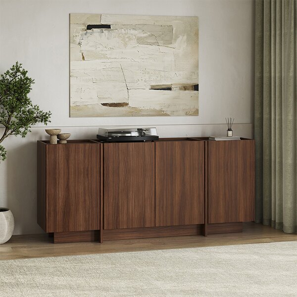 Конзола Dorma TopMebel от меламин в цвят орех милано 180x45x80.2cm