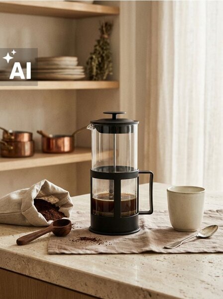 Sinsay - Чайник тип French Press - черeн