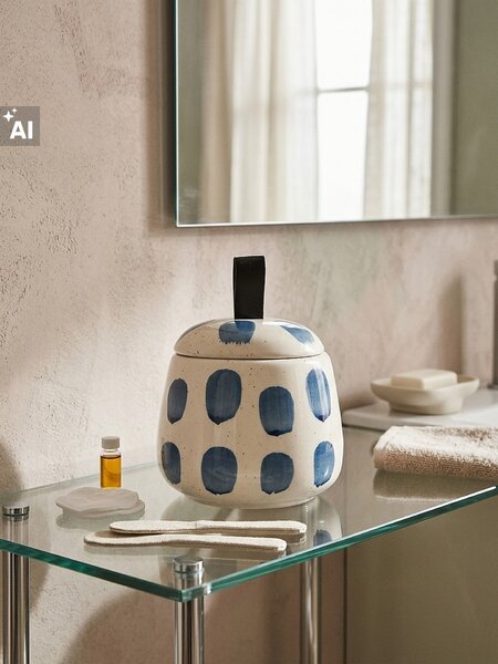 Sinsay - Контейнер за съхранение с капак - бледосиньо