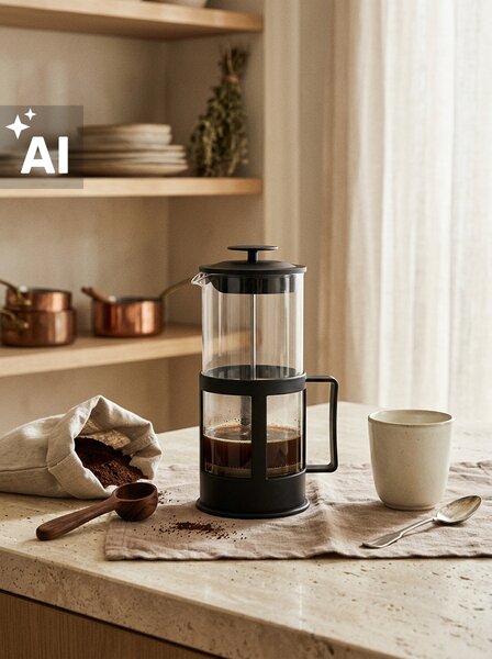 Sinsay - Чайник тип French Press - черeн