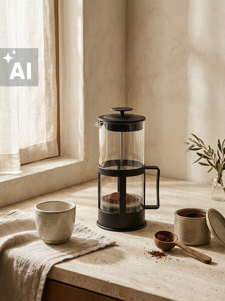 Sinsay - Чайник тип French Press - черeн