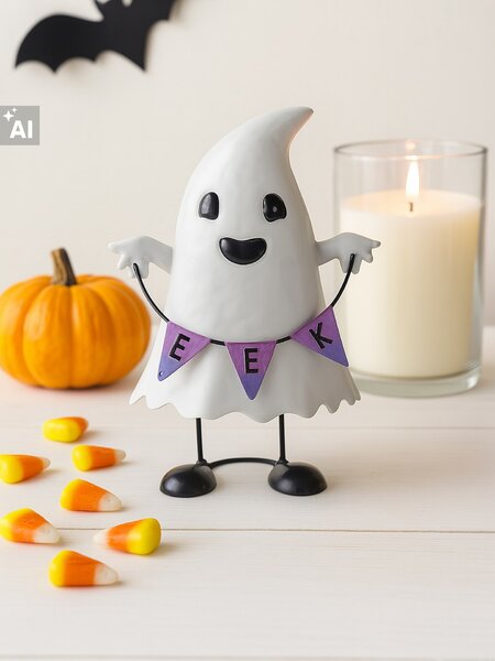 Sinsay - Самостоятелно стояща декорация Halloween - бял