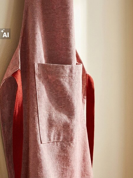 Sinsay - Кухненски е apron с джоб - opaнжeв