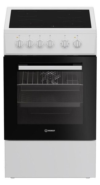 Готварска печка Indesit I5V8PMW, клас A, 55л. обем, 4 нагревателни зони, 8 функции, бяла