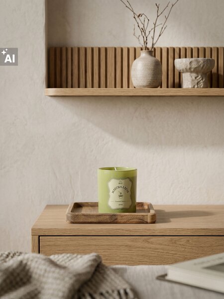 Sinsay - Ароматна свещ Matcha Latte - бледозелено