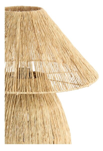 Настолна лампа в естествен цвят с абажур от юта (височина 55 cm) Maruva – Light & Living