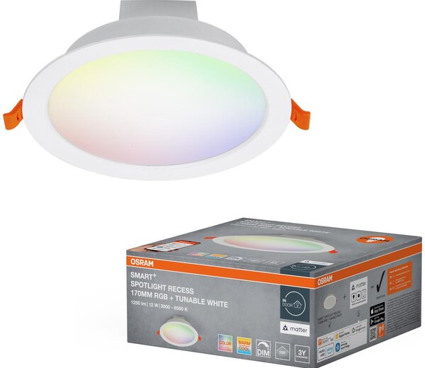 Osram - LED RGB димируемо вградено осветително тяло SMART+ DOWNLIGHT LED/12W/230V Wi-Fi