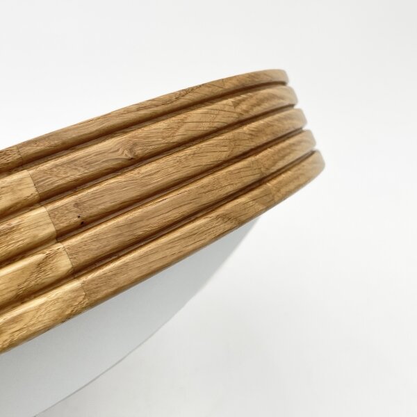 Brilagi - LED таванно осветително тяло CARVALHO MODERN SLIM, 2xE27/60W/230V, Ø 37,5 см, дъб