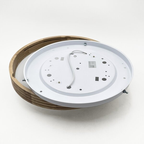 Brilagi - LED таванно осветително тяло CARVALHO MODERN SLIM, 2xE27/60W/230V, Ø 37,5 см, дъб