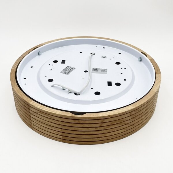 Brilagi - LED таванно осветително тяло CARVALHO MODERN 2xE27/60W/230V Ø 37,5 см дъб