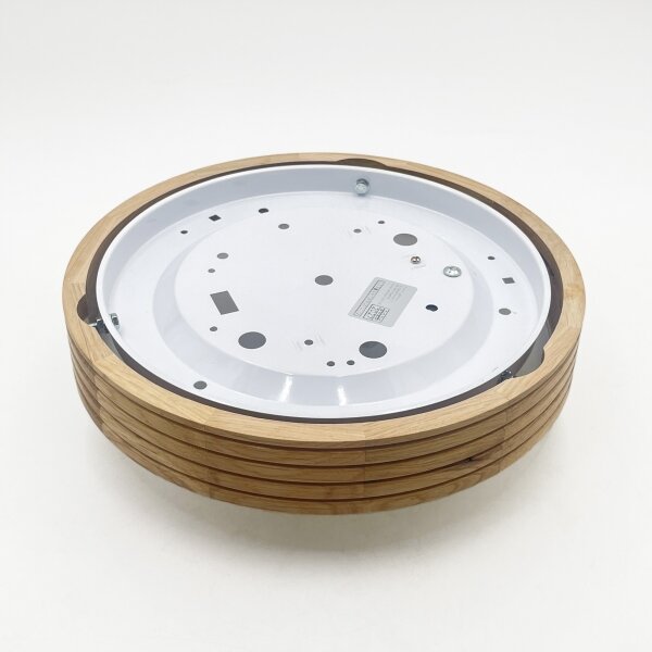 Brilagi - LED таванен плафон CARVALHO MODERN SLIM 1xE27/60W/230V Ø 27,5 см дъб