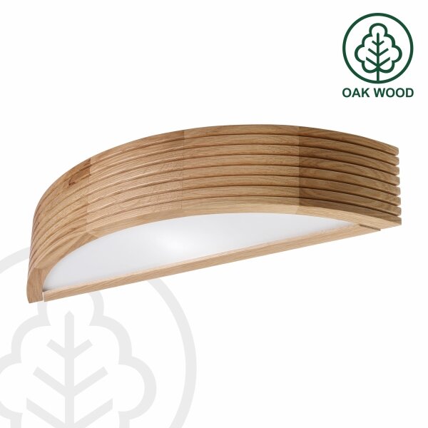 Brilagi - LED стенен аплик CARVALHO MODERN 1xE27/60W/230V дъб
