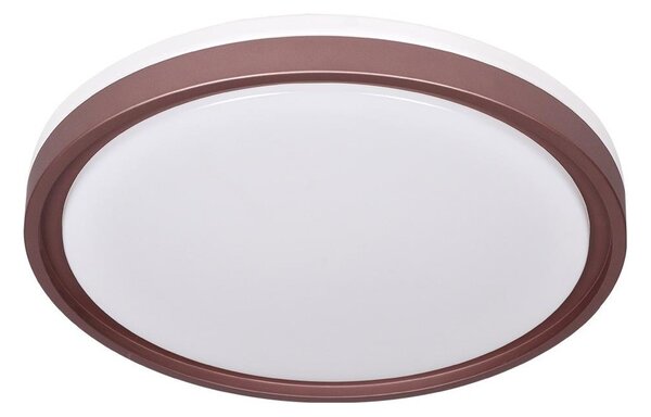 Prezent 71344-LED димируем плафон FLOREN LED/30W/230V 3000/4000/6500K кафяв