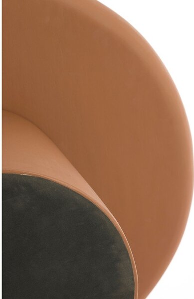 Теракотена кръгла масичка за кафе ø 70 cm Kulona – Light & Living