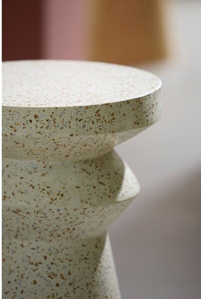 Кръгла странична масичка от terrazzo цимент ø 32 cm Sella – Light & Living