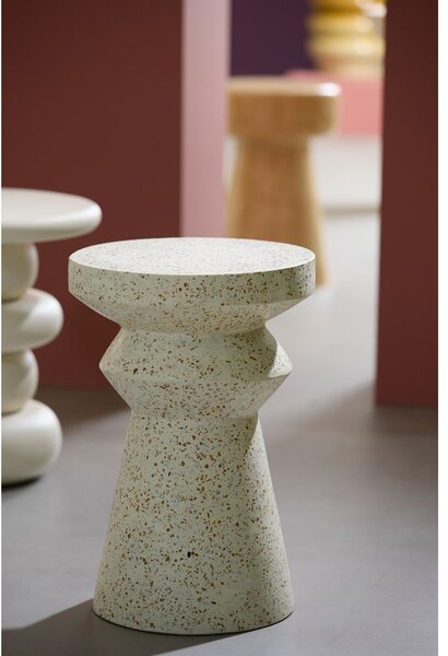 Кръгла странична масичка от terrazzo цимент ø 32 cm Sella – Light & Living