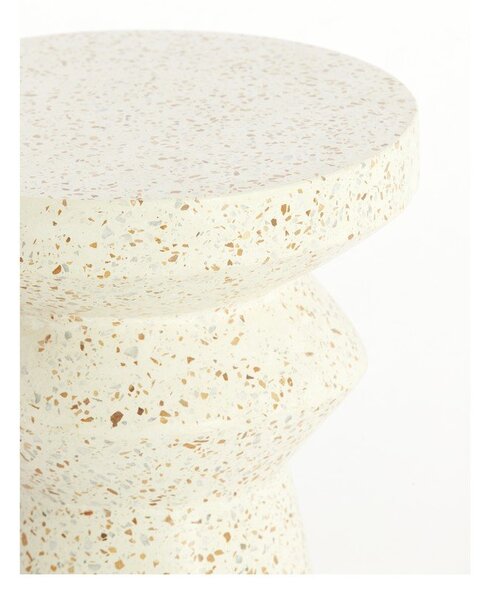 Кръгла странична масичка от terrazzo цимент ø 32 cm Sella – Light & Living
