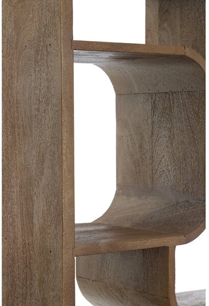 Стелаж от масивно манго в тъмно естествен цвят 100x200x30 cm Labare – Light & Living