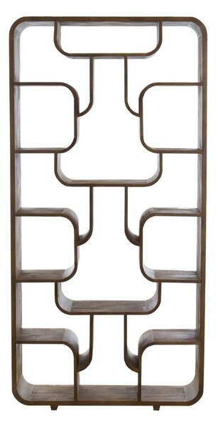 Стелаж от масивно манго в тъмно естествен цвят 100x200x30 cm Labare – Light & Living