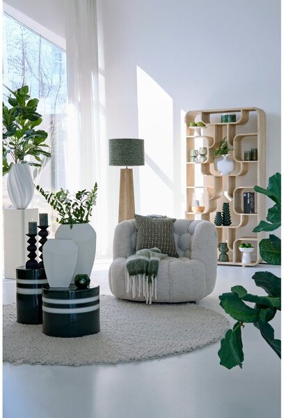 Стелаж от масивно манго в тъмно естествен цвят 100x200x30 cm Labare – Light & Living