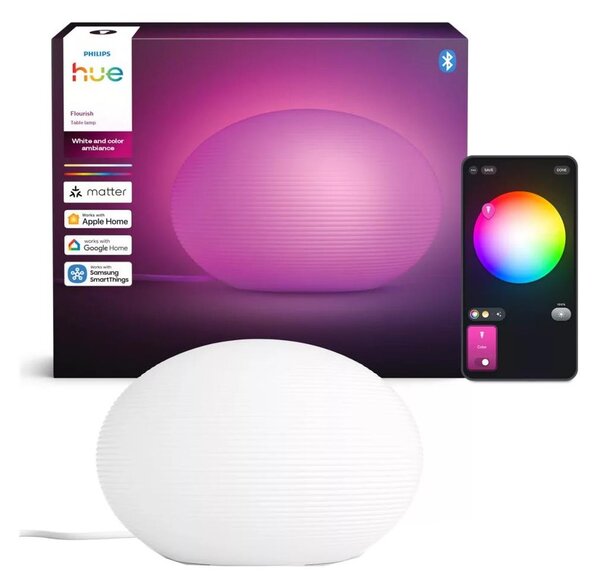 Philips - LED RGB димируема настолна лампа Hue FLOURISH WACA 1xE27/8,1W/230V