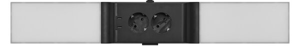 Osram - LED димируемо осветително тяло за под шкаф с контакти UNDERCABINET LED/10W/230V черно