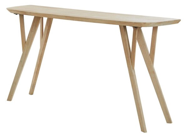 Конзолна маса от масивно манго в естествен цвят 44x160 cm Quenza – Light & Living