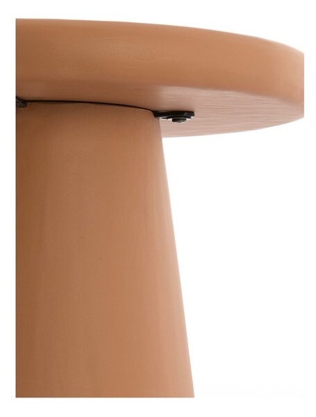 Теракотена кръгла масичка за кафе ø 60 cm Kulona – Light & Living