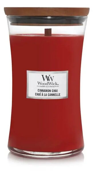 Ароматна свещ WoodWick Cinnamon Chai Large 610 г