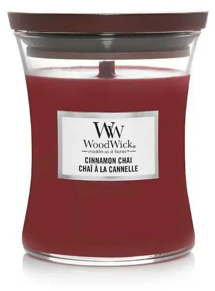 Ароматна свещ WoodWick Cinnamon Chai Medium 275 г
