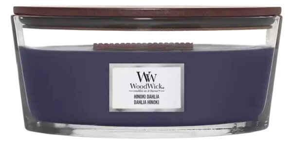 WoodWick Hinoki Dahlia ароматна свещ с дървен фитил