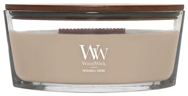 WoodWick Patchouli Creme ароматна свещ с дървен фитил